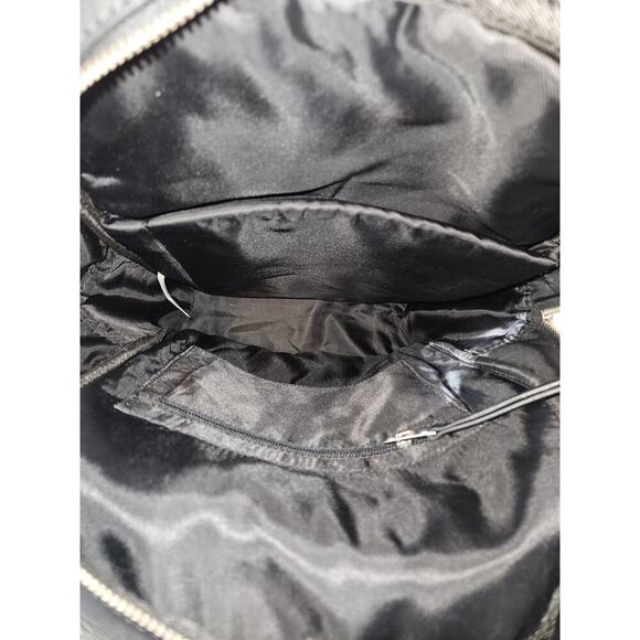 BOLANGARO TREVOR Leather Zipper Backpack Work Travel Black EUC 15x11x5 - Picture 13 of 14